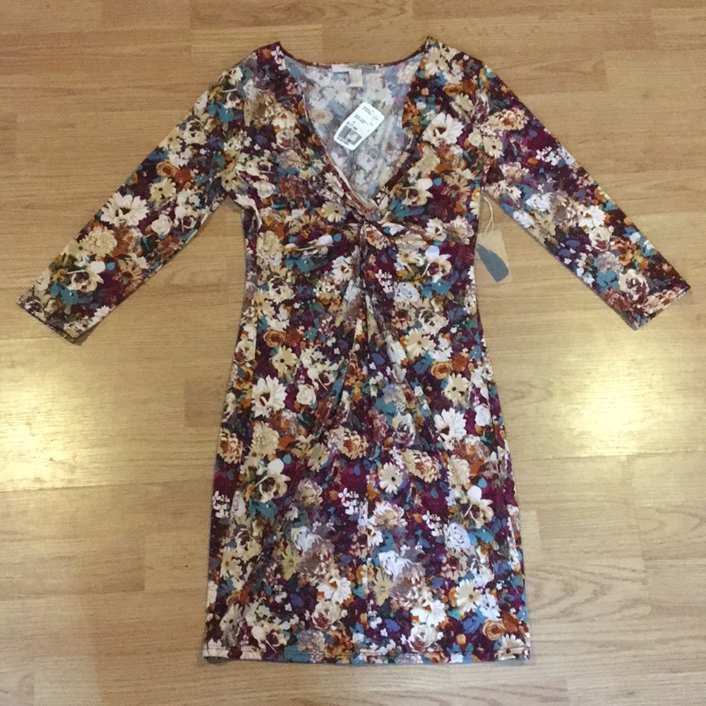 Floral bodycon dress